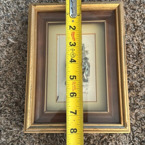 Vintage Anton Pieck 3D Shadow Box Art Wood Frame Lesley Owsley Handcrafted - Picture 16 of 16